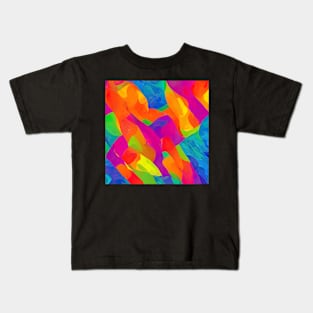 omg pattern abstract background Kids T-Shirt